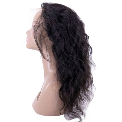 Raw Indian Curly Transparent Lace Front Wig